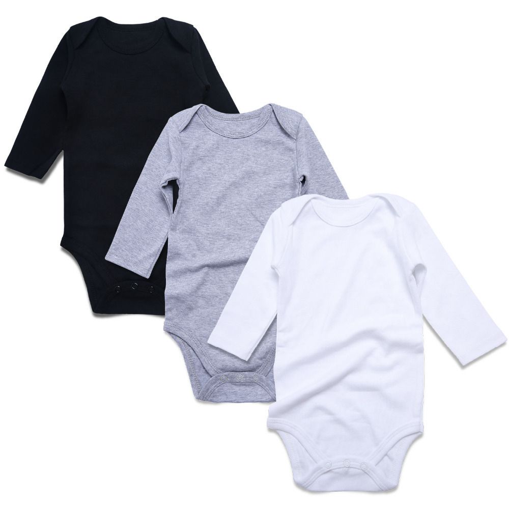 Cotton Romper Unisex Jumpsuit Long Sleeve Clothes Newborn Baby Bodysuits Overall