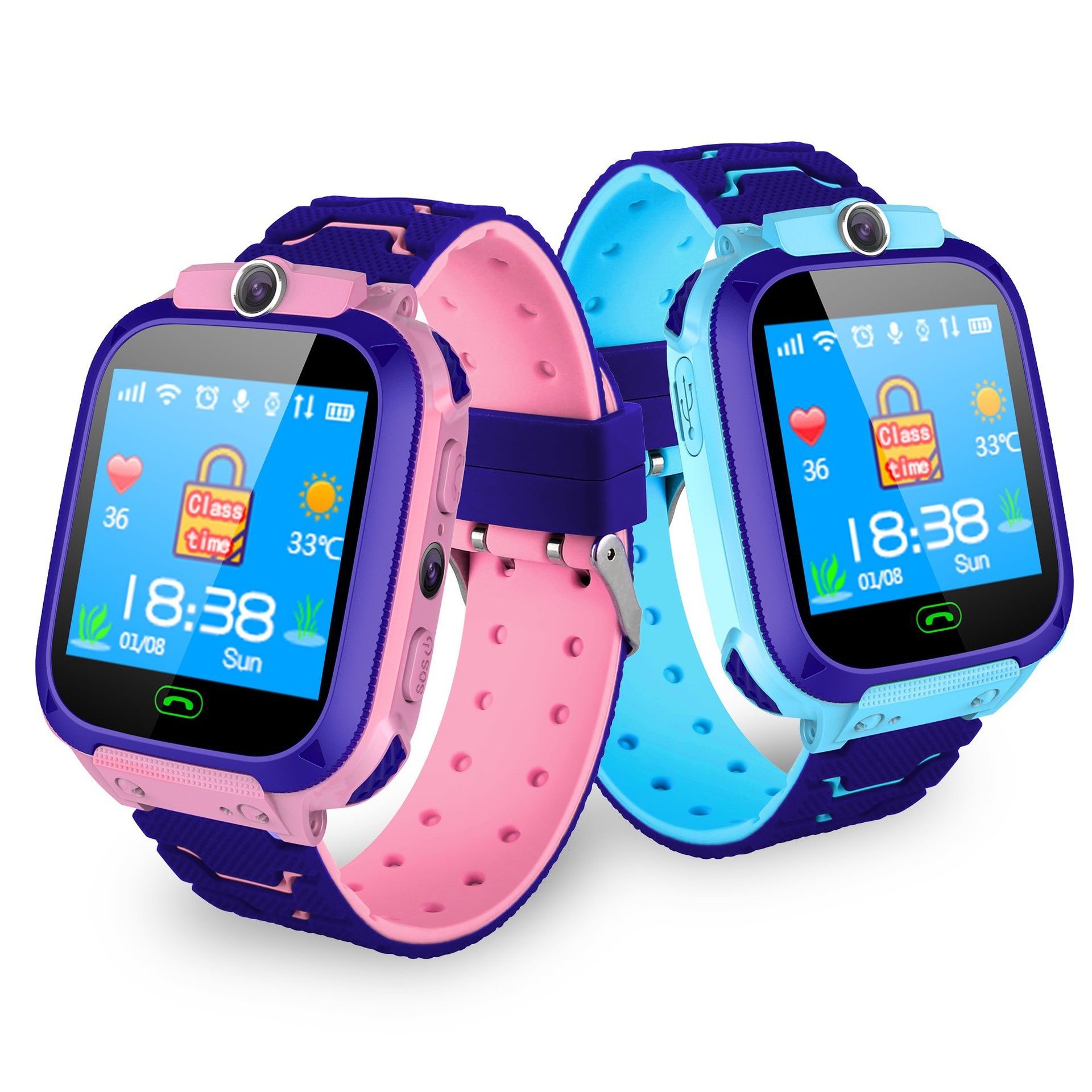 A2 Bleu - Smartwatch pour enfants 2G