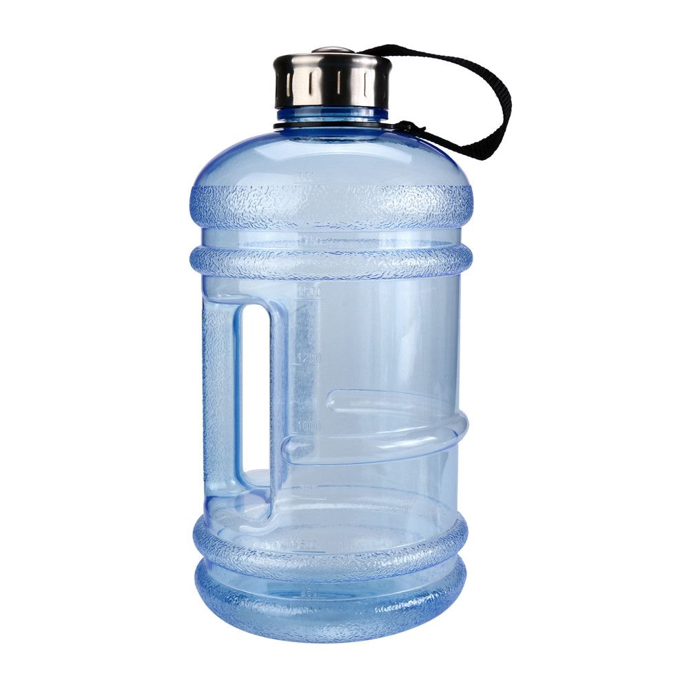 2.2L Workout BPA Big Large Free Water Bottle Kettle Sport Cap Gym Training Drink