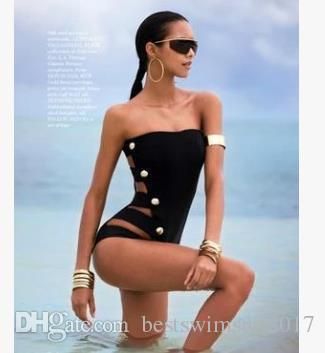 black bathers one piece