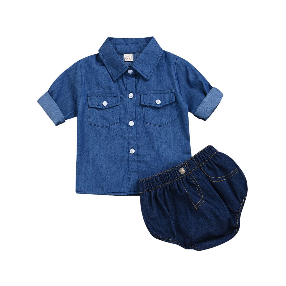 newborn denim outfit