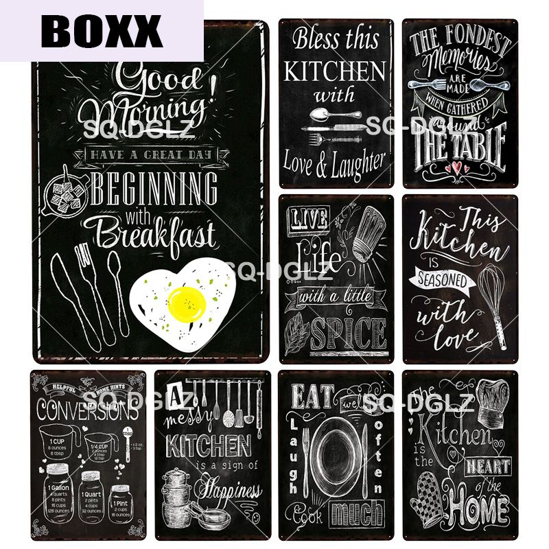 من ناحية رسم المطبخ المعدنية تسجيل شريط جدار ديكور تين تسجيل خمر ديكور المنزل اللوحة اللوحات الفنية السبورة المشارك 2021 من boxx 4 72ر س موبايل dhgate