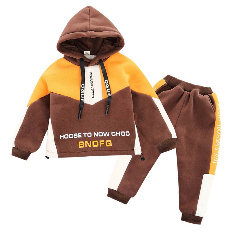 boys brown tracksuit