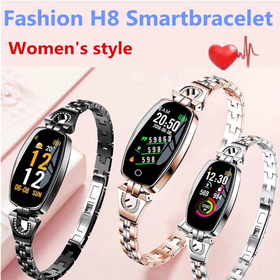 H8 Women Fitness Smart Watch Heart Rate Blood Pressure Sleep Monitor Sports Tracker Ip67 Waterproof Ladies Bracelet Links Concert Wristbands Fitness Tracker Watches From Itman 23 28 Dhgate Com