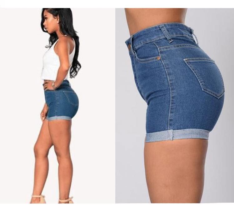 tight jean shorts