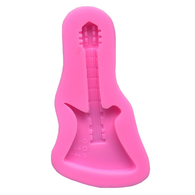 Acheter Decoration De Gateau De Bricolage Outils Delicat Guitare Electrique Beau Chocolat 3d Liquide Moules Silicone Patisserie Moule Jello Pudding C130 De 1 64 Du Xiejerry Fr Dhgate Com