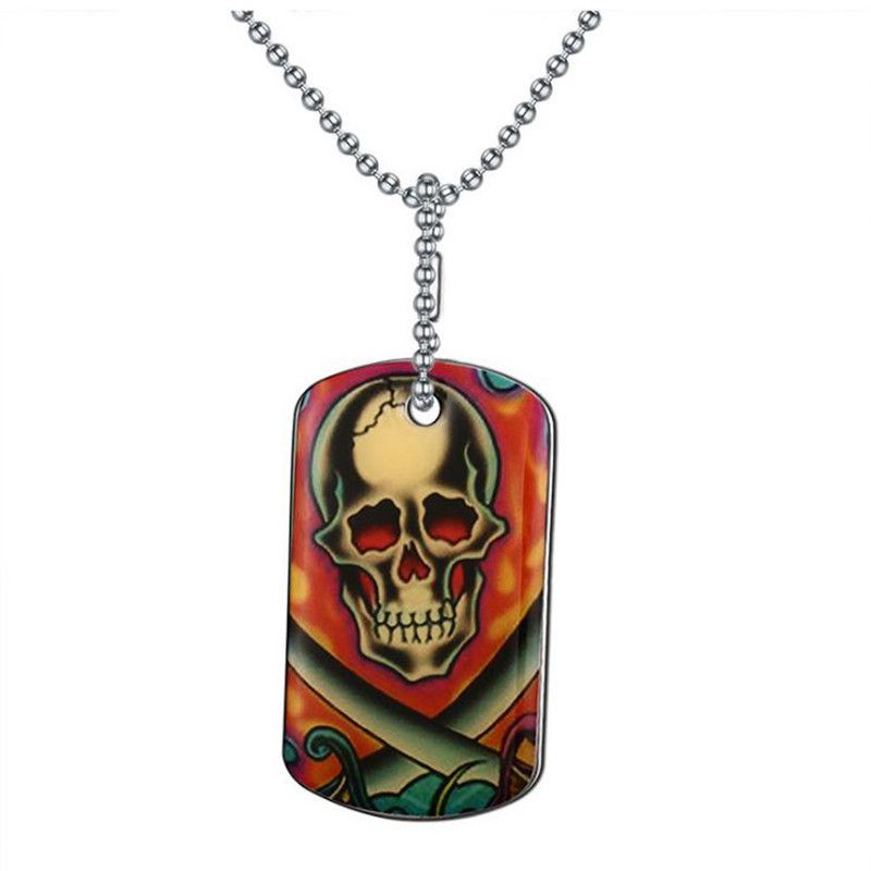 skull friendship necklace