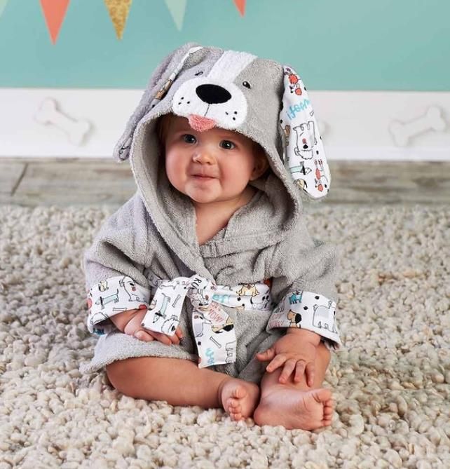 baby bathrobe