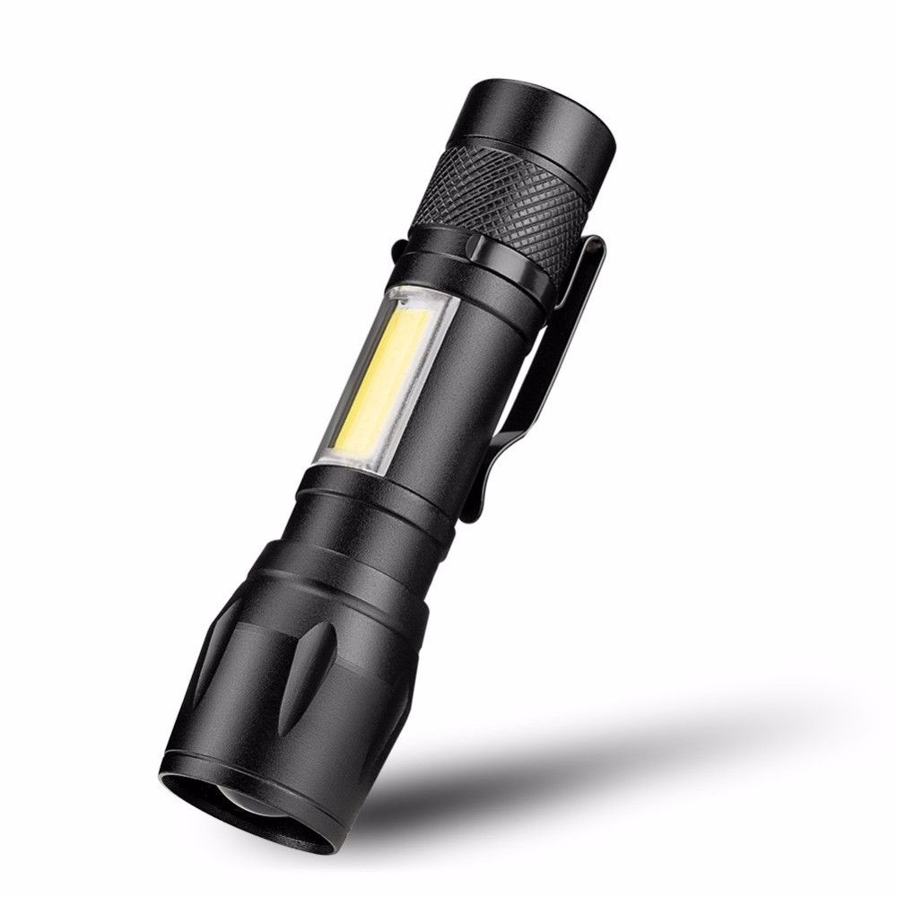 Portable Mini COB Tactical LED Flashlight Torch Working Pocket Lamp Light