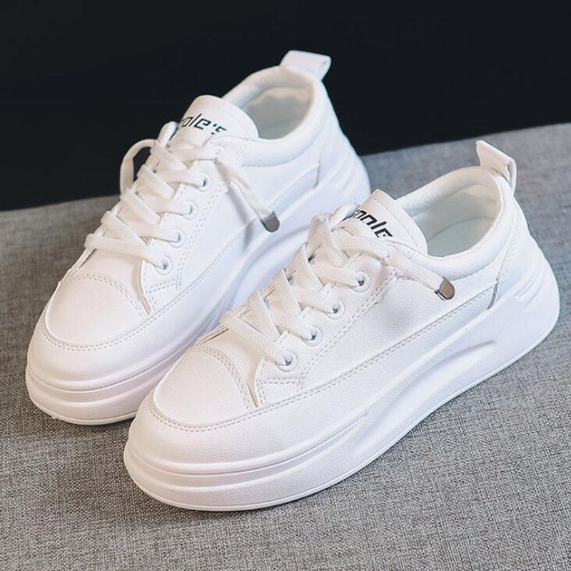 women's fashion casual trend color matching canvas sneakers