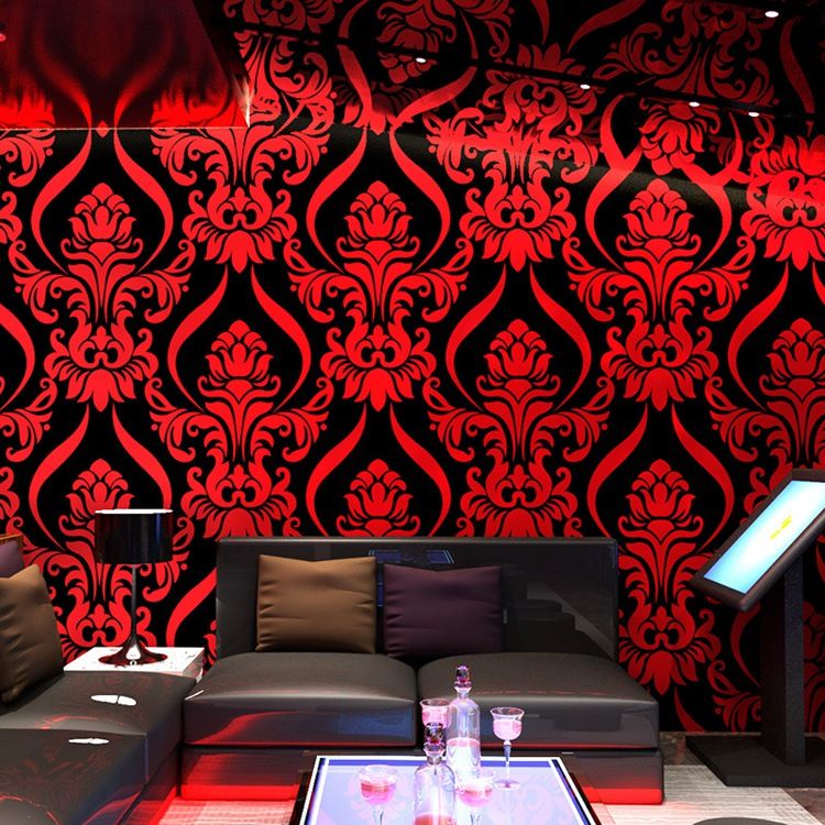 Red And Black Wallpaper For Walls