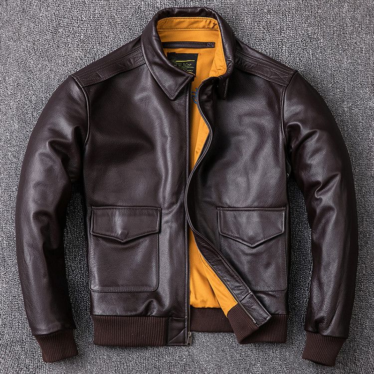 air force pilot leather jacket