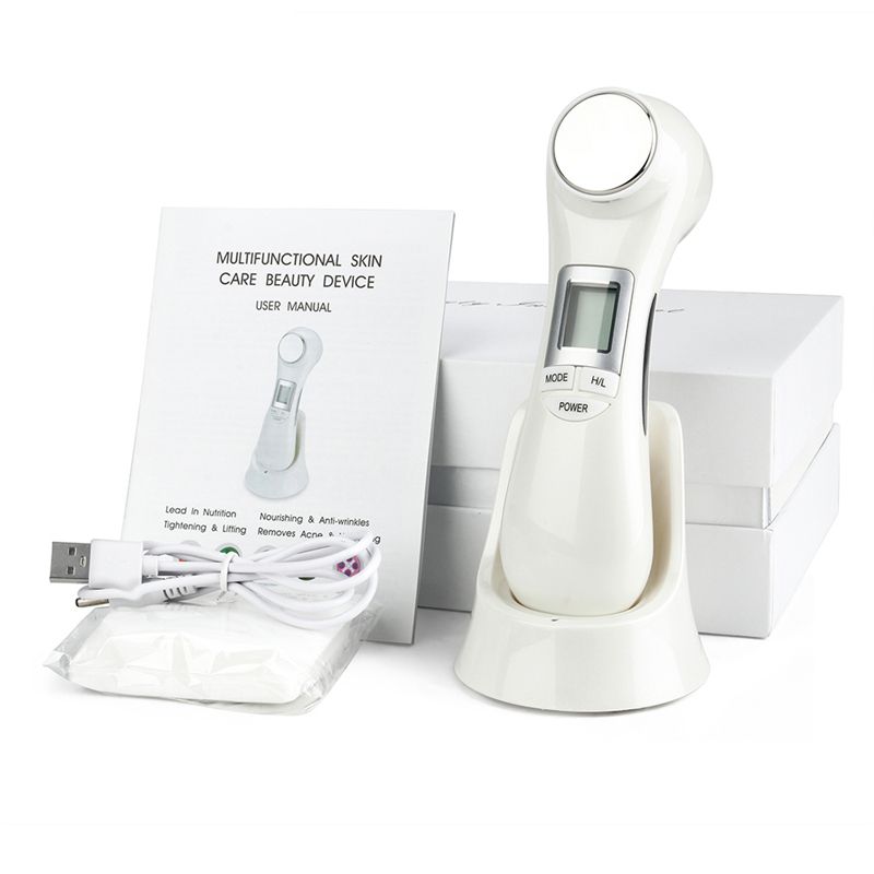 6 In 1 LED RF Photon Therapy Facial Lift Machine Skin Rejuvenation Face