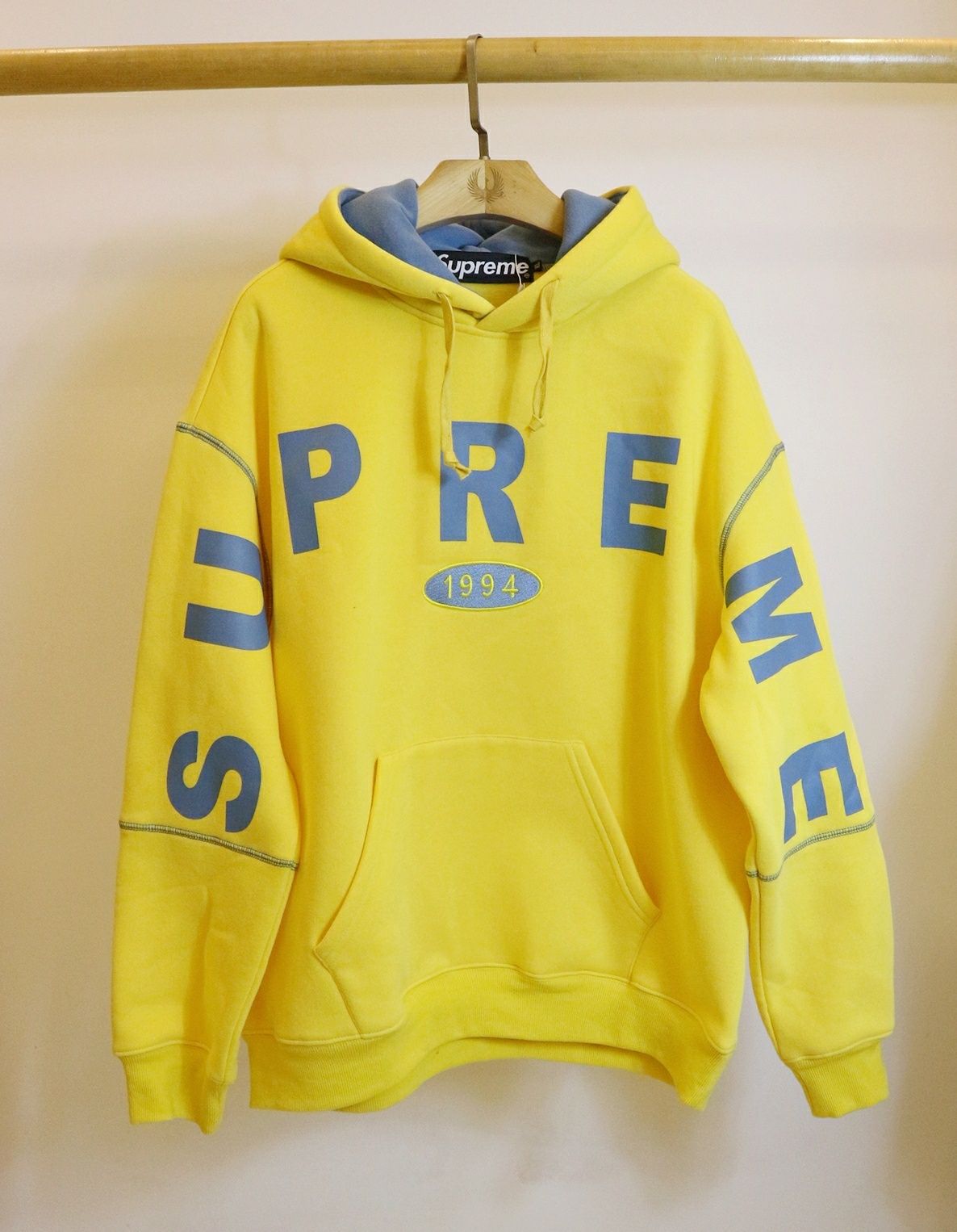 supreme colorblock hoodie