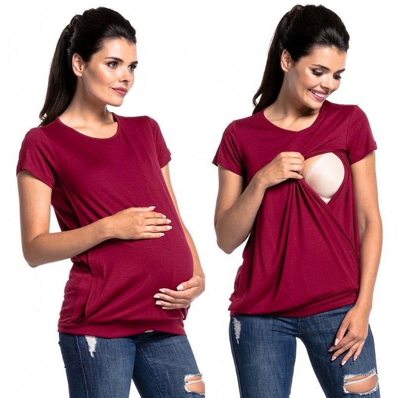 White Bow Short Sleeve Maternity Top Womens Blouse New Top Pregnancy Off White Bow Short Sleeve Maternity Top Womens Blouse New Top Pregnancy Off