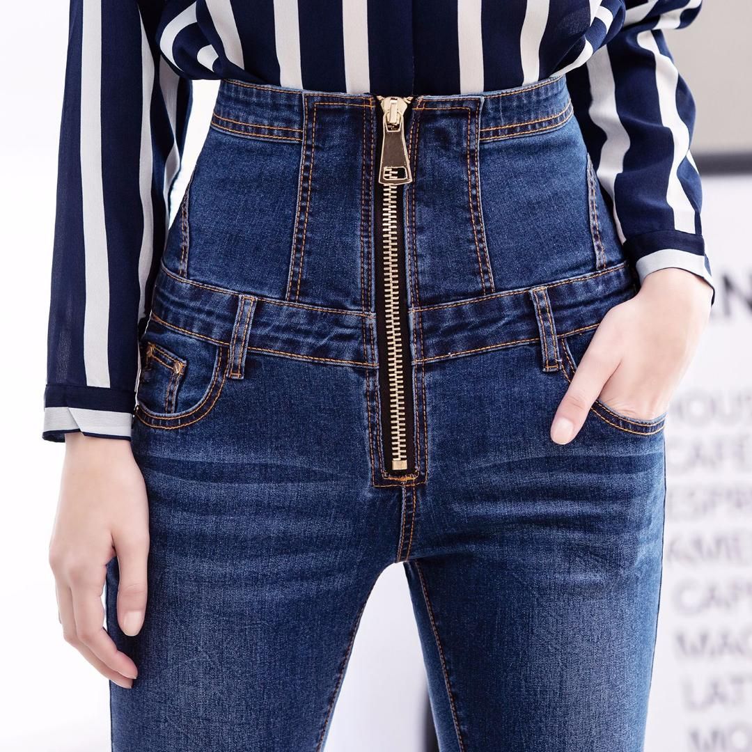 jeans that zip up in the back