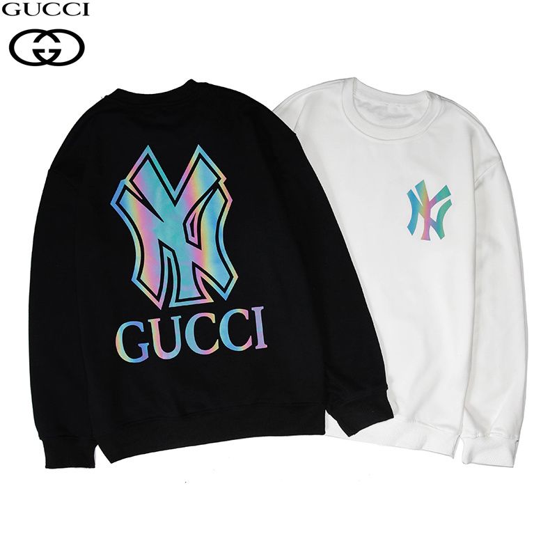 2019 Nueva NO GUCCI diseñadores de manga larga jersey sudadera suéter Letters bordado ropa