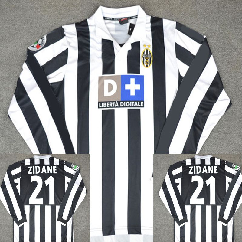 2020 99 00 Zidane Juventus Retro Soccer 