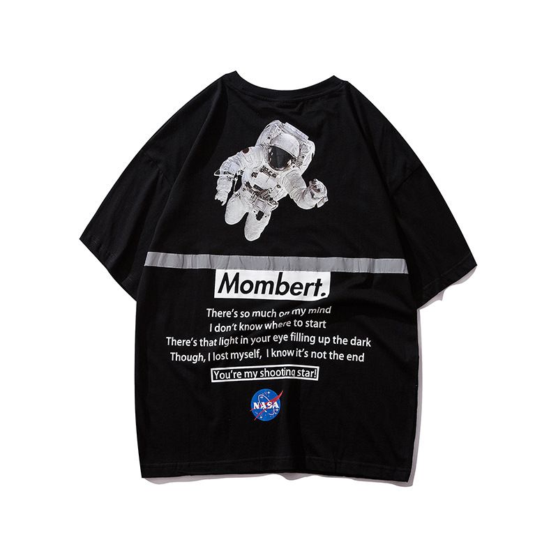 El diseñador moda camiseta de la NASA 3M ocasional del unisex marca de