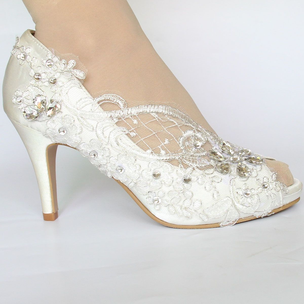 chaussure mariage blanche