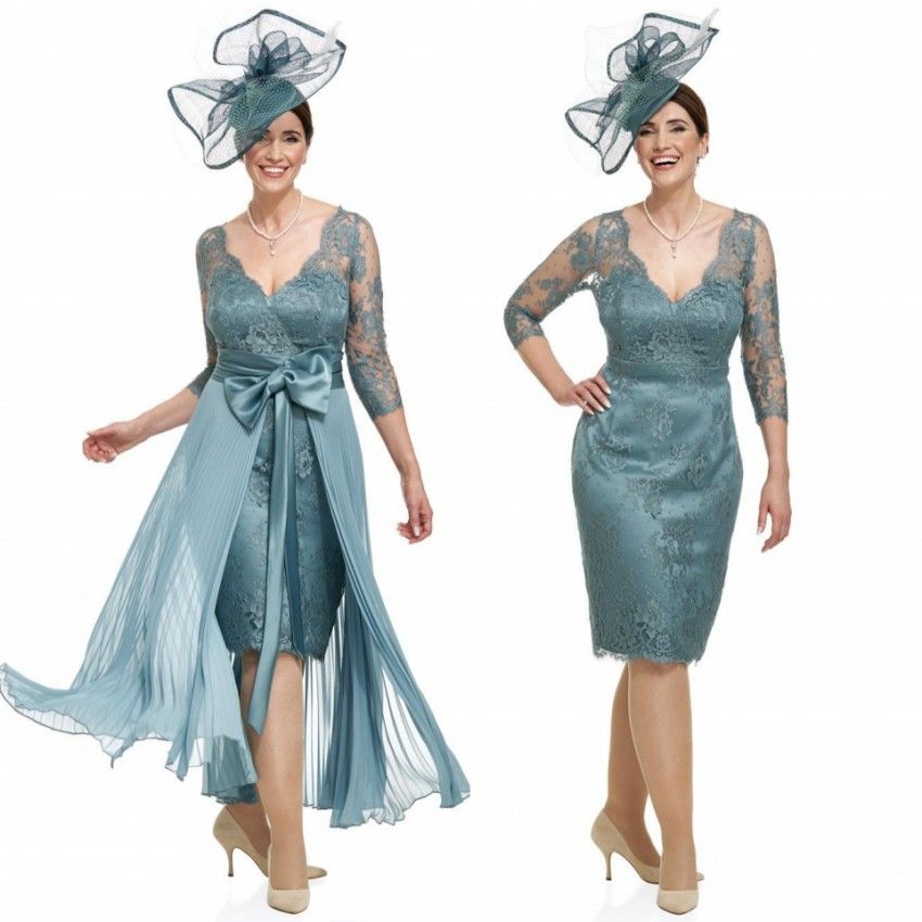 mother of the bride dress with detachable skirt