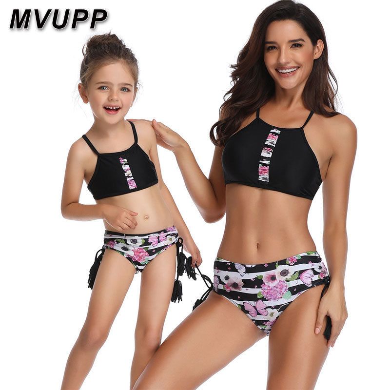 mother and daughter swimwear