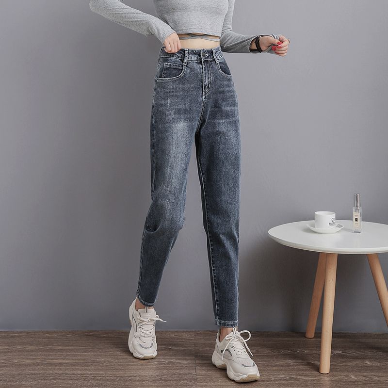 Compra 2020 Mom Jeans Mujeres De La Vendimia De Cintura Alta Jeans De  Mujeres De Estiramiento Delgados Del Dril De Algodón Jean 4XL Más El Tamaño  100% Algodón Hecho Barato | Entrega
