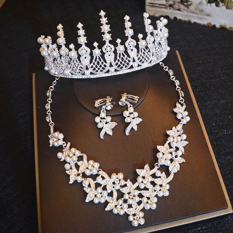 Pearls Crystal Retro Bridal Wedding 