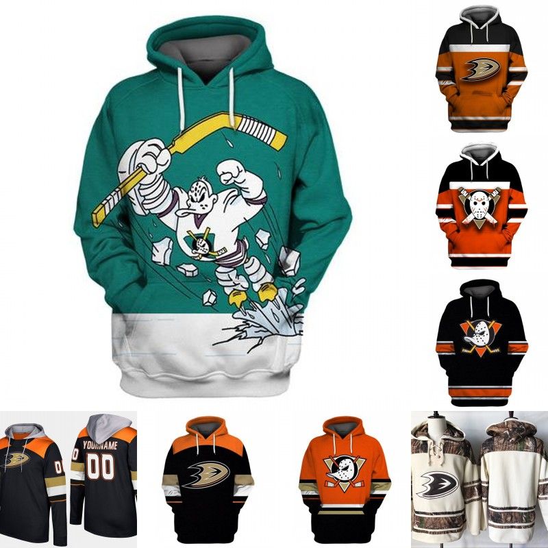 anaheim ducks jersey hoodie