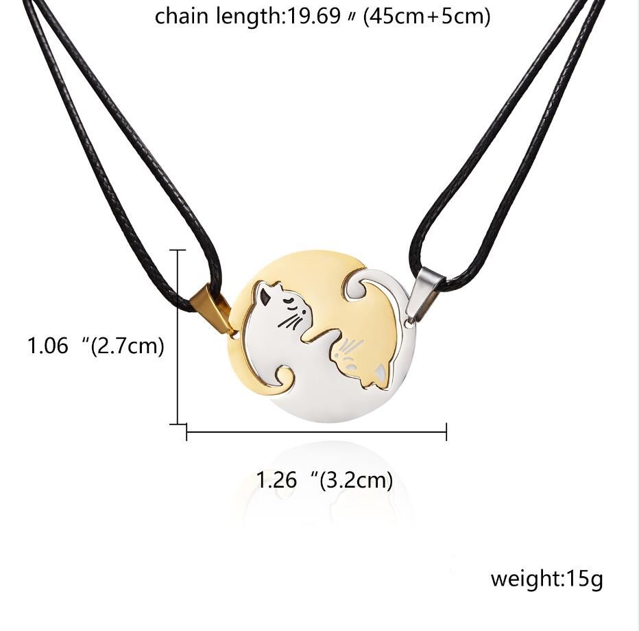 Kesheng 10pcs Breloques Emaill/ées Cheval Chat Bijoux Accessoire Chats