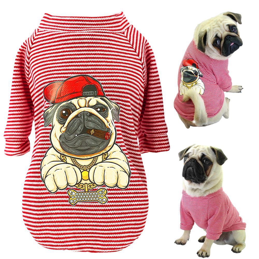 2020 Cute Dog Clothes For Small Dogs Cats Pug French Bulldog
