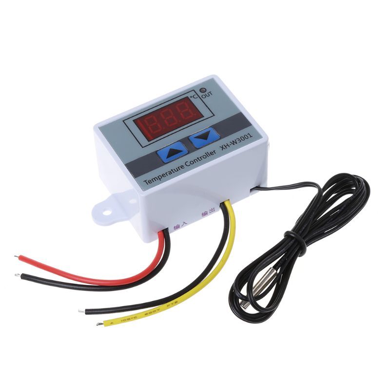 220V Digital LED Temperature Controller 10A Thermostat Control Switch Probe top