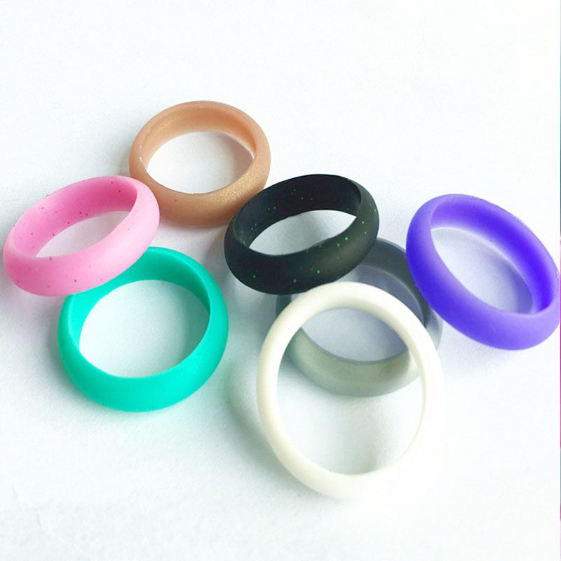1 Set con 12 PEZZI pratico SILICONE piatto anello in silicone gomma per la 