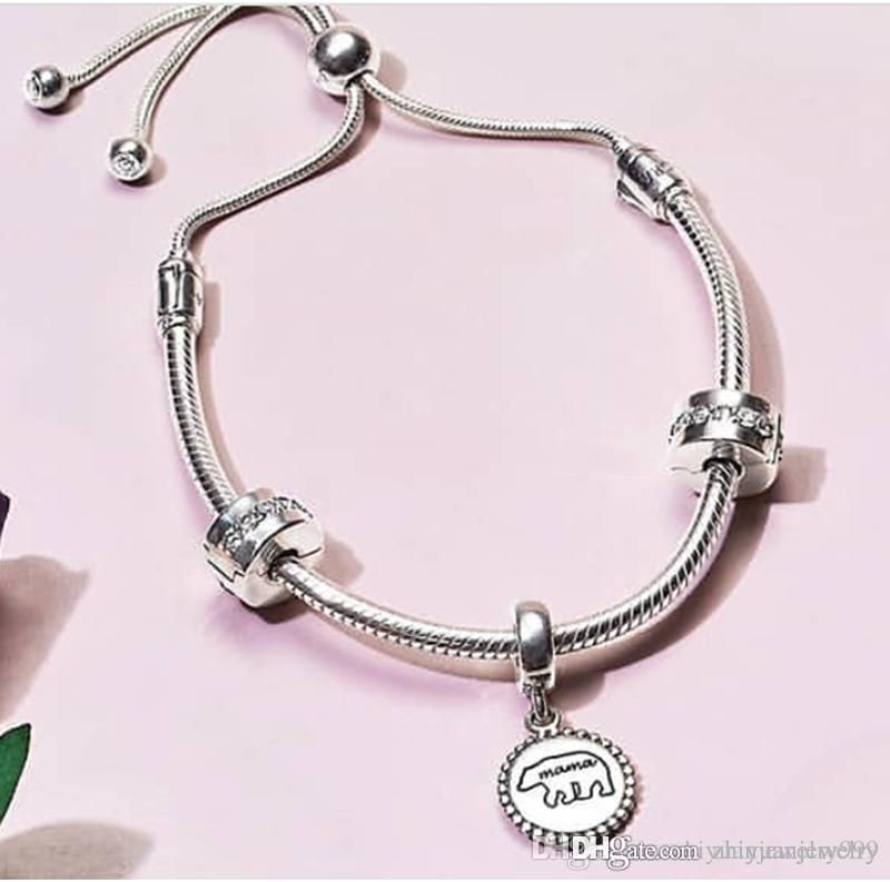 bracelet maille serpent coulissant pandora