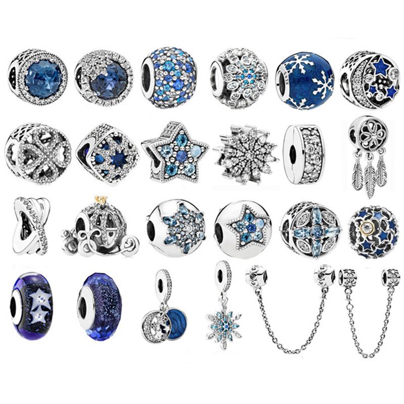 perles pandora bleu perles pandora bleu