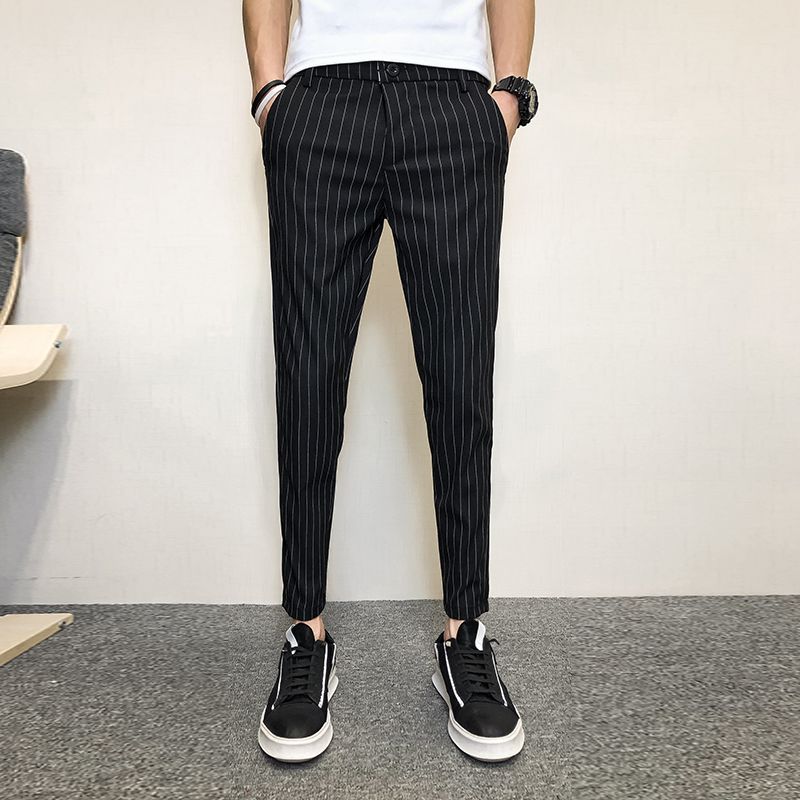 summer black trousers
