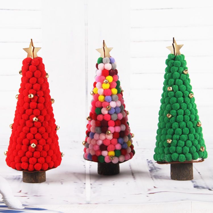 DIY Decoración del árbol de Navidad Regalos Colgantes de Navidad de la Pared para Las Decoraciones de la Navidad los Ornamentos Desmontables 30pcs EKKONG Fieltro Árbol de Navidad 