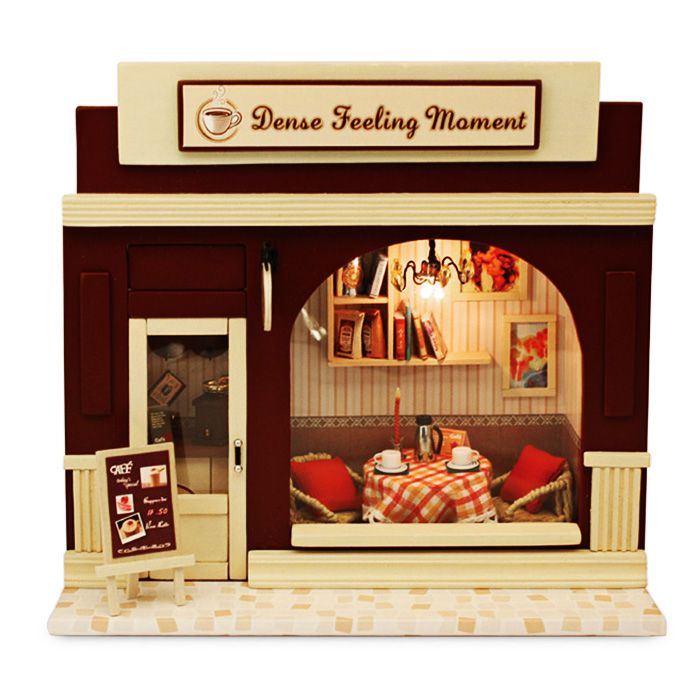 diy miniature coffee shop