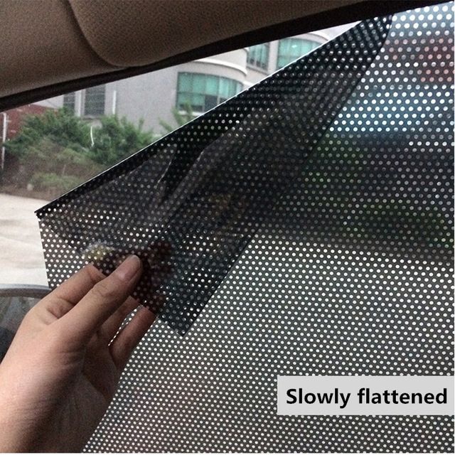 2021 2X Car Static Sunshade Stickers Window Glass Sunscreen Curtain