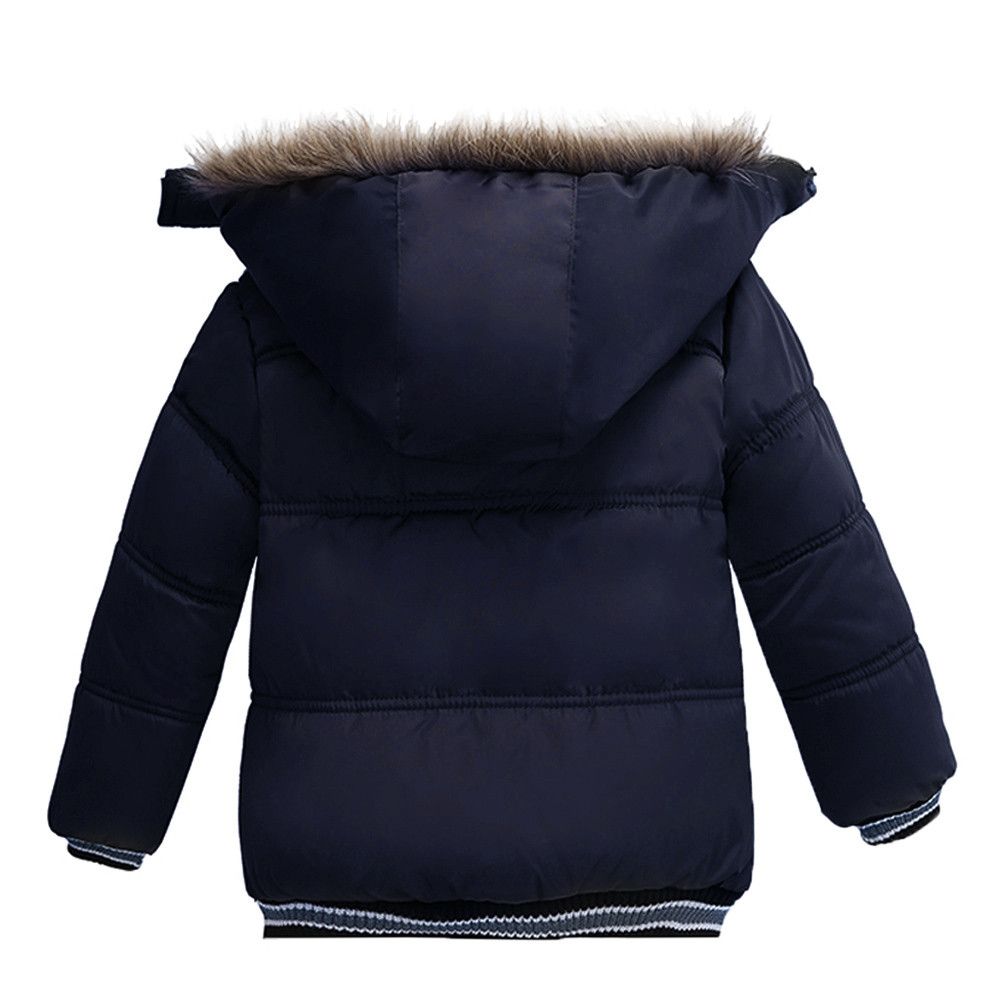 Kids Down Coat Baby Winter Snowsuits With Fur Long Sleeve ...