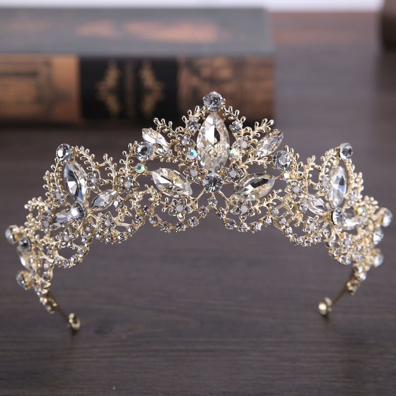 bride wedding crystal tiara bridal crown crystal accessories wholesale 
