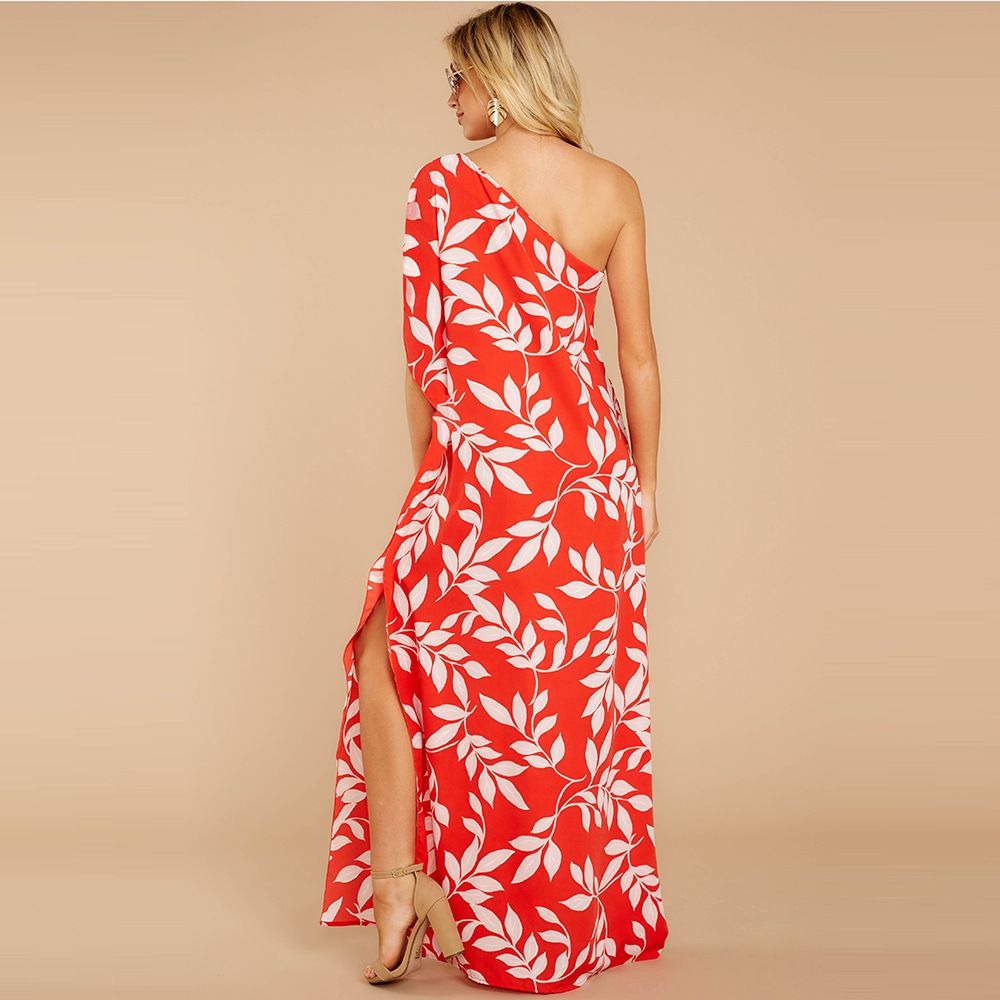 red single piece dress