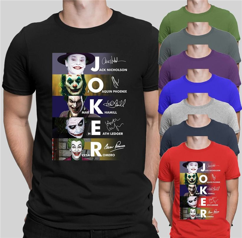 Rudyard Kipling montar cascada Joker Joaquín Phoenix 2019 camiseta de Películas Inspirado Jack Marcos  Heath comodines Tee T Gráfico