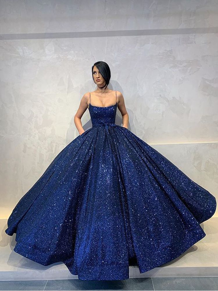 dark blue quince dress