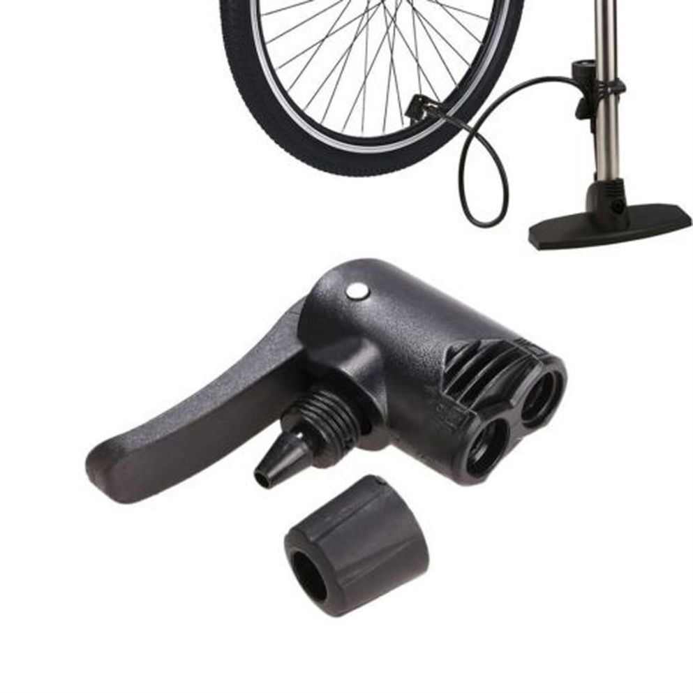 Bicycle Pump Nozzle Hose Adapter Dual Bycicle Convertor Valve Schrader//Presta