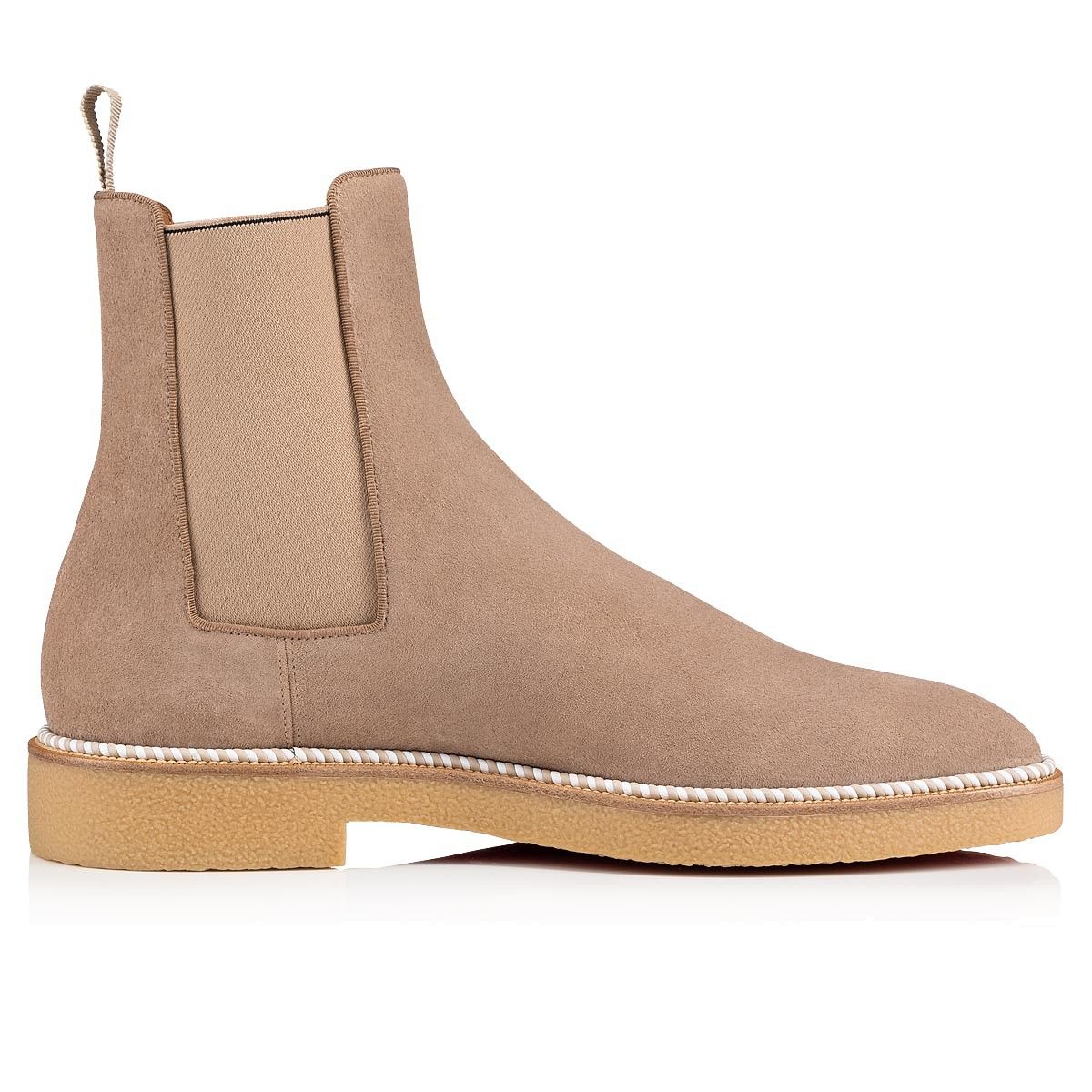 red bottom men boots