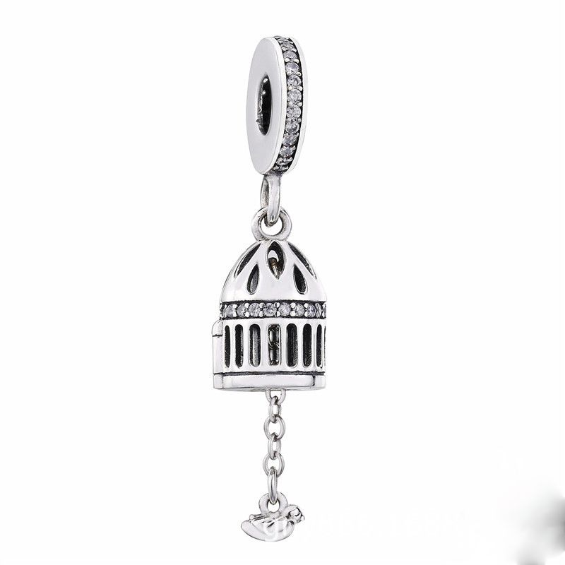 Beautiful Sterling silver 925 sterling Sterling Silver Antiqued Dove Charm