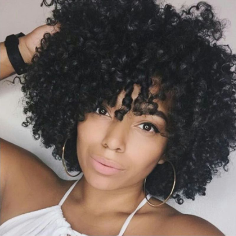 Acheter Pas Cher Perruque Pas Cher Pour Cosplay Perruque Synthétique Courte  Perruques Afro Kinky Bouclés Perruques Perruque Complète Résistant À La  Chaleur Pour Femme Européenne Et Américaine Du 5,97 € | Fr.Dhgate