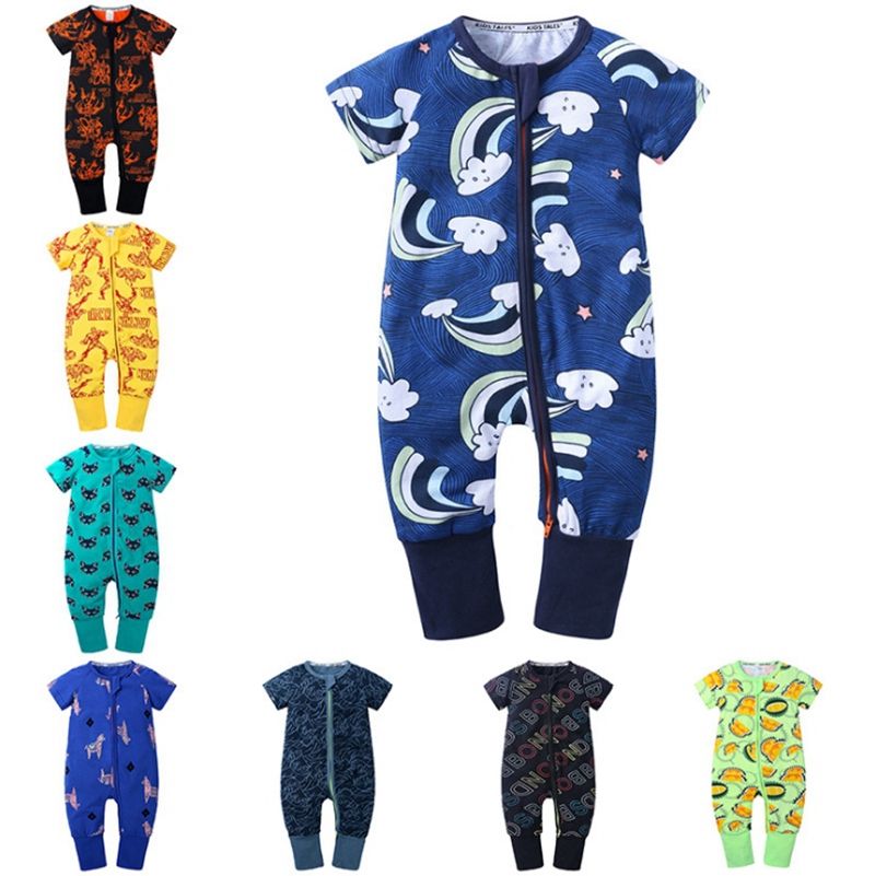 2020 Baby Designer Clothes Cotton Infant Boy Rompers Short Sleeve