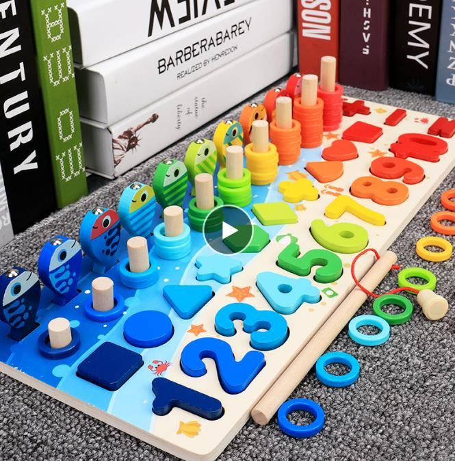 montessori educational wooden toys